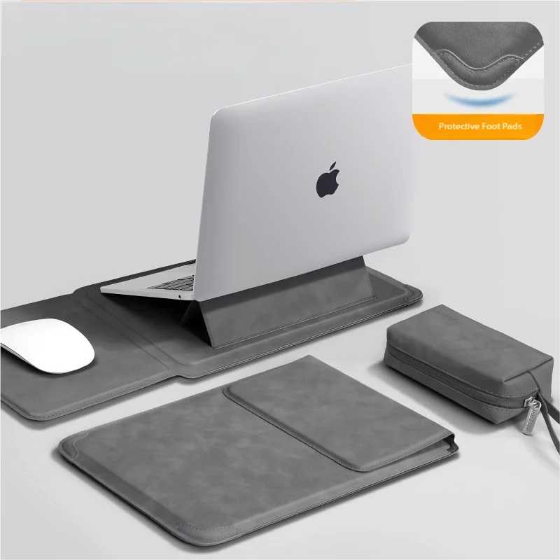 Чехол для ноутбука 13, 14, 15, 15.6, 16 дюймов для Huawei, HP, DELL, сумка для Macbook Air Pro 13, 13.6, M4, чехол для ноутбука с подставкой, для мужчин и женщин Аксессуары для ноутбуков