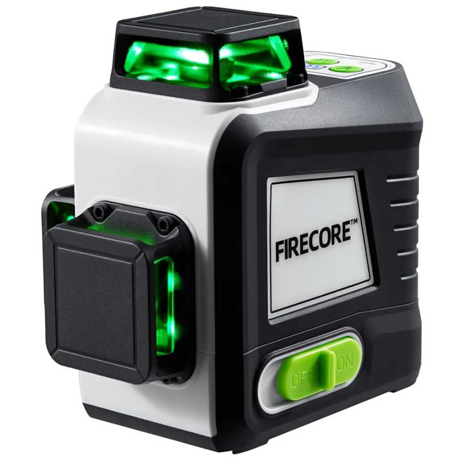 Фотография №4 товара FIRECORE F94T-XG/F95T-XG/F95T-4G/G20/G30/G50/G60 Зеленый лазерный уровень 360 3D/4D 16/12/5/2 линии