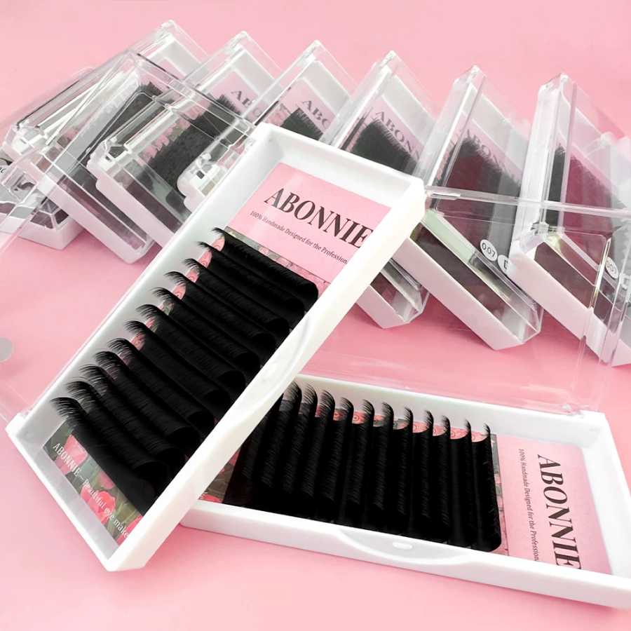 Фотография №5 товара Наращивание ресниц Abonnie Cashmere Easy Fan Lashes: Мегаобъемные пучки всех