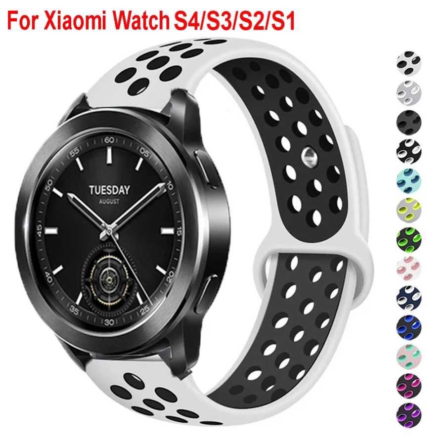 Спортивный силиконовый ремешок для Xiaomi Watch S4 S3 S2 S1 Pro Браслет для Mi Watch Color 2/Xiaomi MI Color/Xiaomi Watch 2 Pro Soft Band Аксессуары для часов