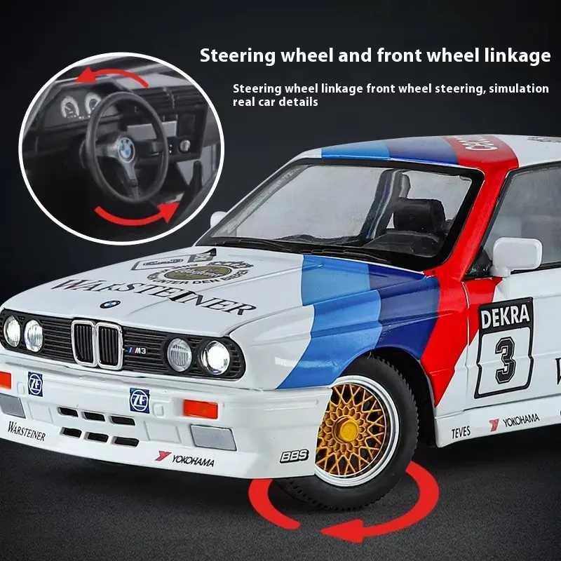 Фотография №3 товара 1:24 BMW M3 E30 1980. DTM модель автомобиля из сплава.
