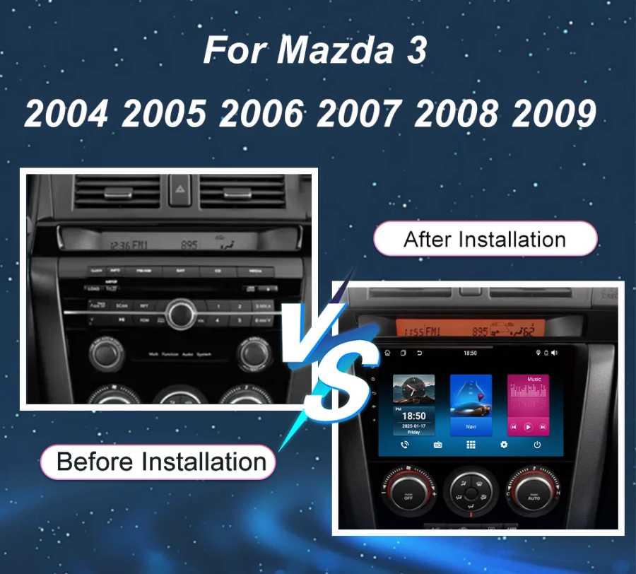 Фотография №1 товара Android для Mazda 3 2004 2005 2006 2007 2008 2009,