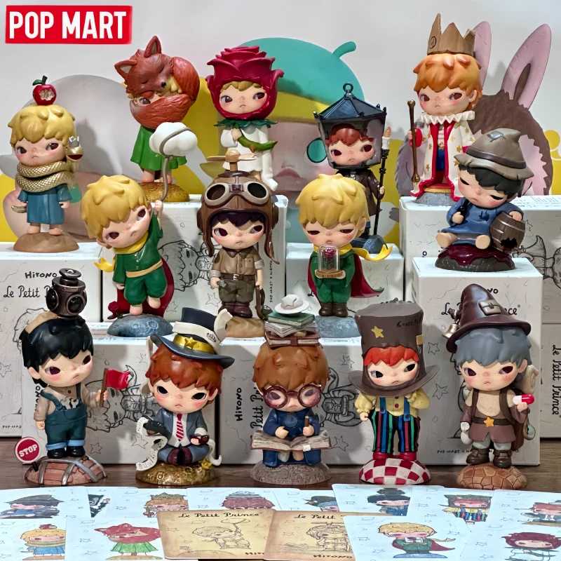 POP MART Hirono x Le Petit Prince Serie Blind Box Toys Mystery Box Mistery Toys Фигурка-сюрприз Симпатичные модели Подарок на день рождения Модная слепая коробка