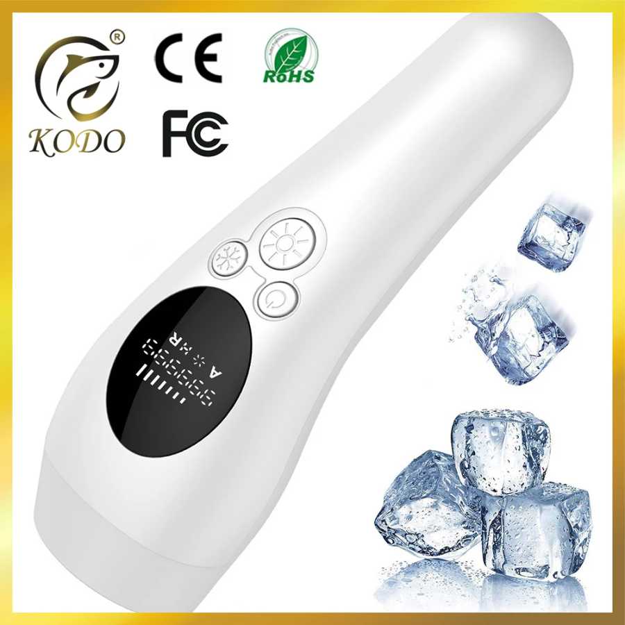 Лазерный фотоэпилятор KODO 999999 с функцией определения локации льда, IPL-эпилятор, горячая продажа, безболезненное удаление волос, электрический эпилятор Техника для красоты