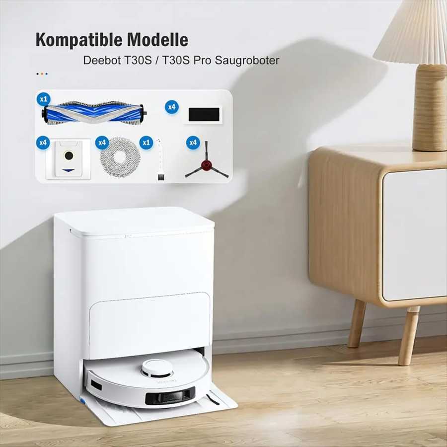 Фотография №3 товара (A25M) Комплект аксессуаров для робота-пылесоса Ecovacs Deebot T30S / T30S