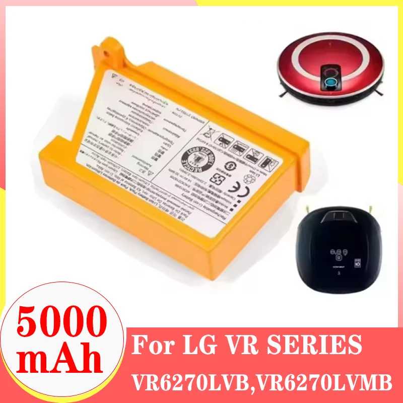 Новый аккумулятор 14,4 В 5,0 Ач для робота-подметателя LG EAC60766107 EAC60766109 EAC62218207 VR6260LVM R76TIM M970I VR5940L Аксессуары и запчасти