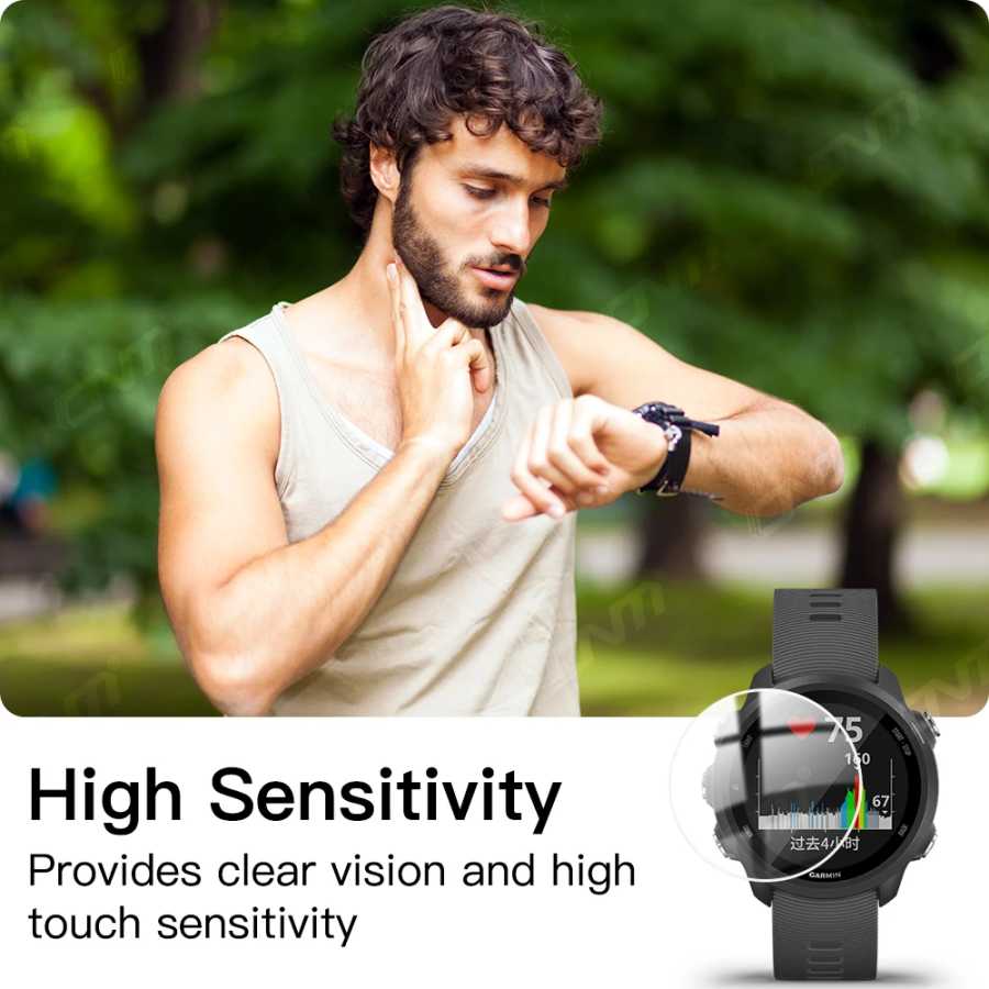 Фотография №5 товара Закаленное стекло 9H для Garmin Forerunner 955 945 255 245