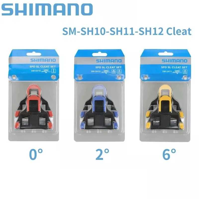 Shimano SPD-SL 0/2/6 &deg; Комплект шипов для велосипедных педалей SM-SH10/SH11/SH12 для шоссейных велосипедов Велоспорт