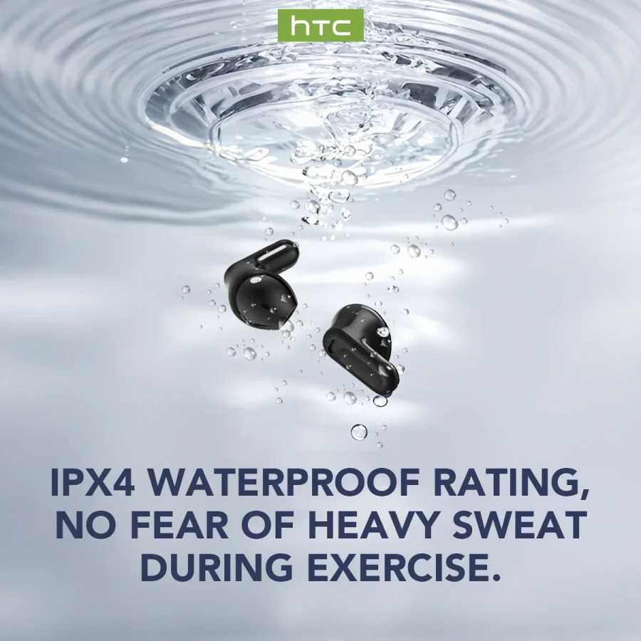 Фотография №4 товара Экран Ultra HD Наушники HTC NE20 Bluetooth V6 TWS Спортивные