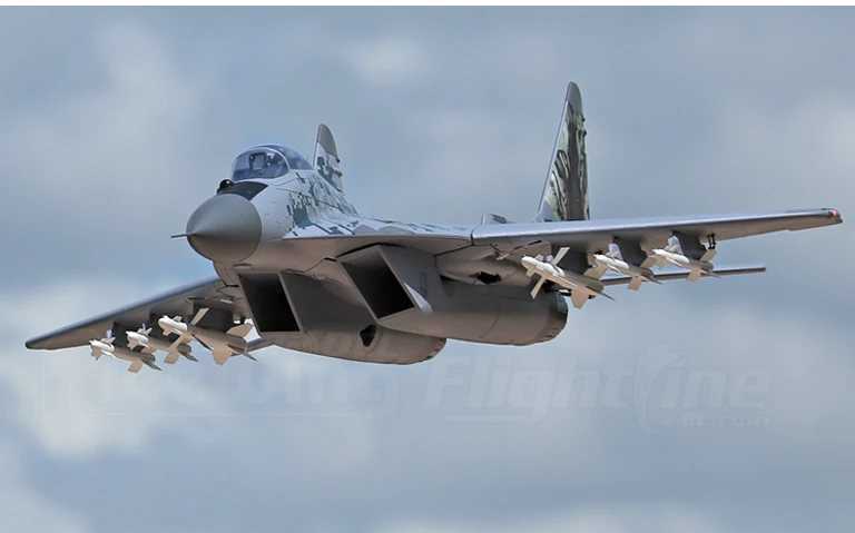 Фотография №2 товара Электрический радиоуправляемый самолет Freewing с двумя 80-мм EDF-турбинами, модель МиГ-29,