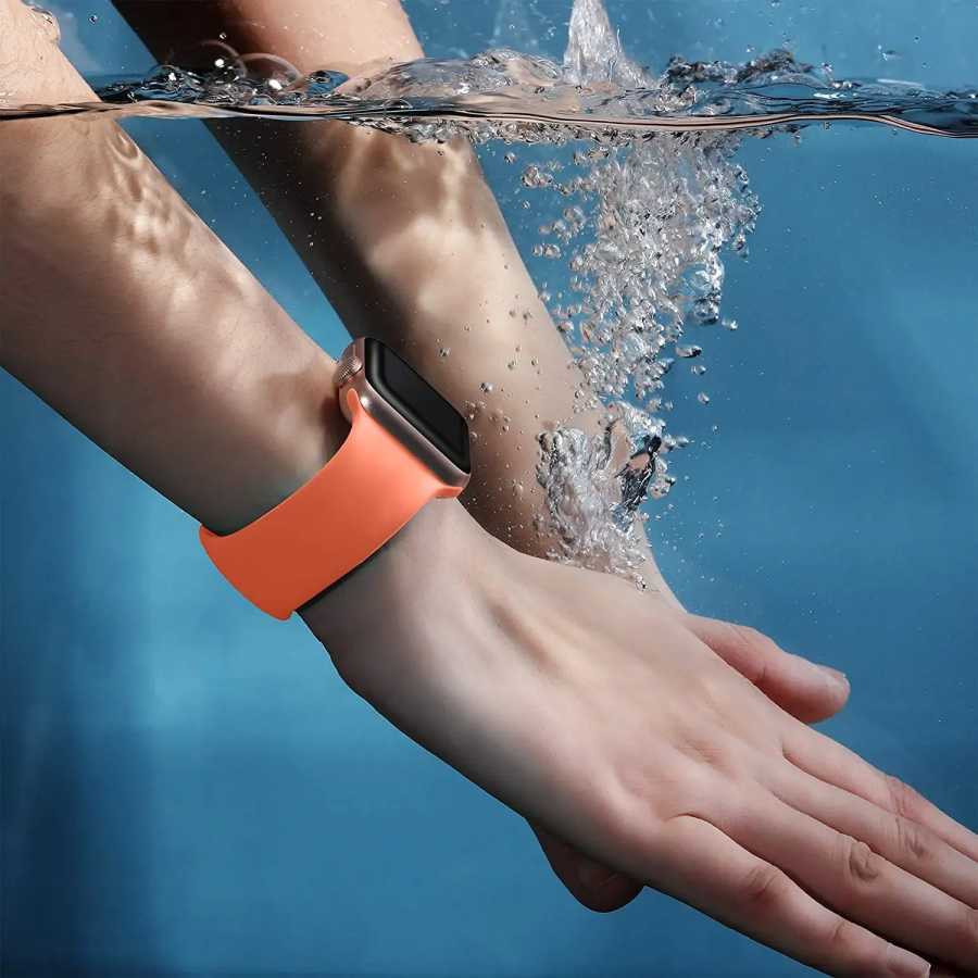 Фотография №3 товара Силиконовые ремешки для Apple Watch Band 44 мм 45 мм