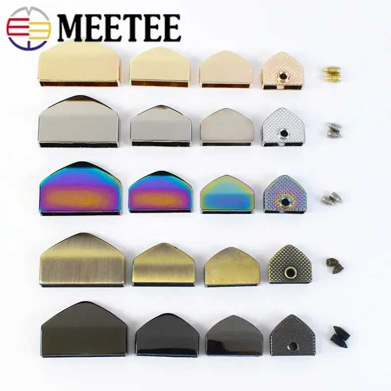 5/10 шт. Deepeel 12-25 мм металлические фиксаторы для молний с винтом, концевые заглушки для молний, ремонтные комплекты, фурнитура для сумок, аксессуары для рукоделия Детали и аксессуары для сумок