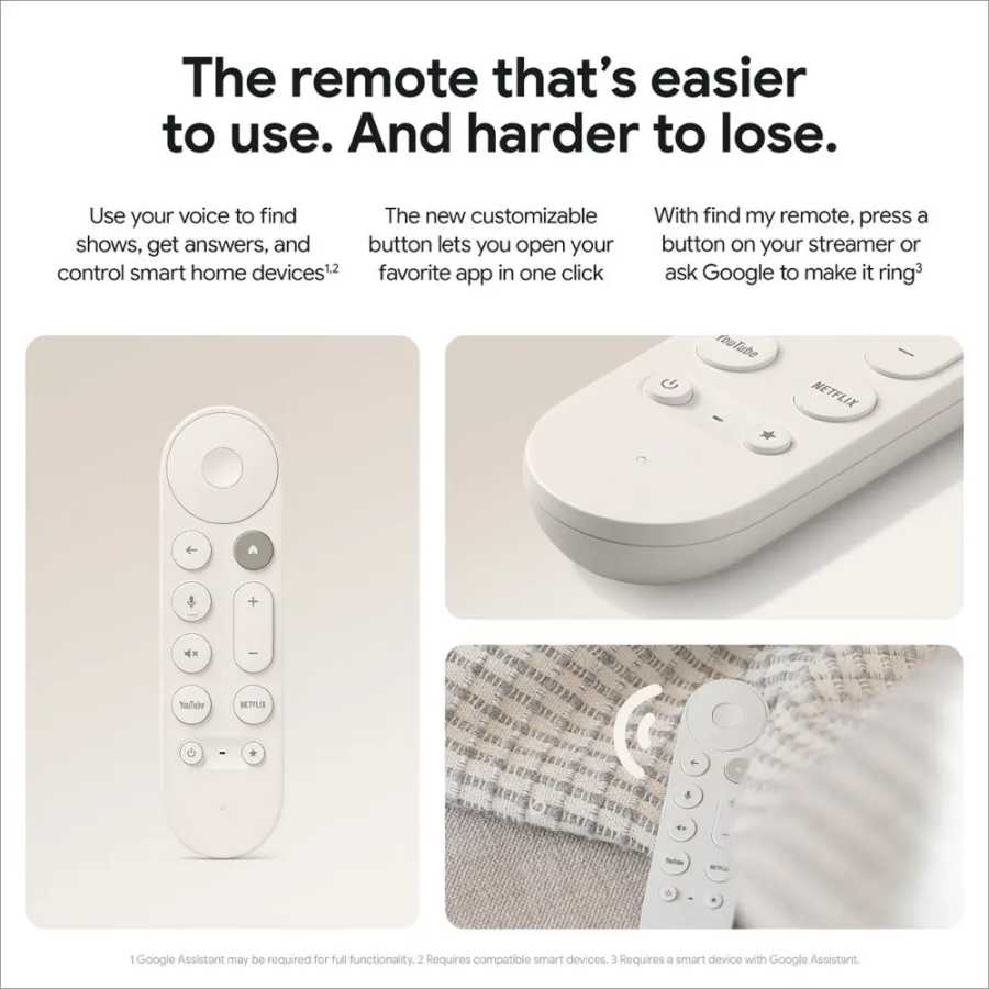 Фотография №1 товара Новый Google TV Streamer (4K) в наличии, Android 14, 32