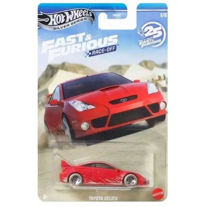 Коллекционная модель автомобиля Hot Wheels Toyota Celica 1/64, металлическая литая под давлением, HNR88-9C6P Играйте в транспортные средства и модели