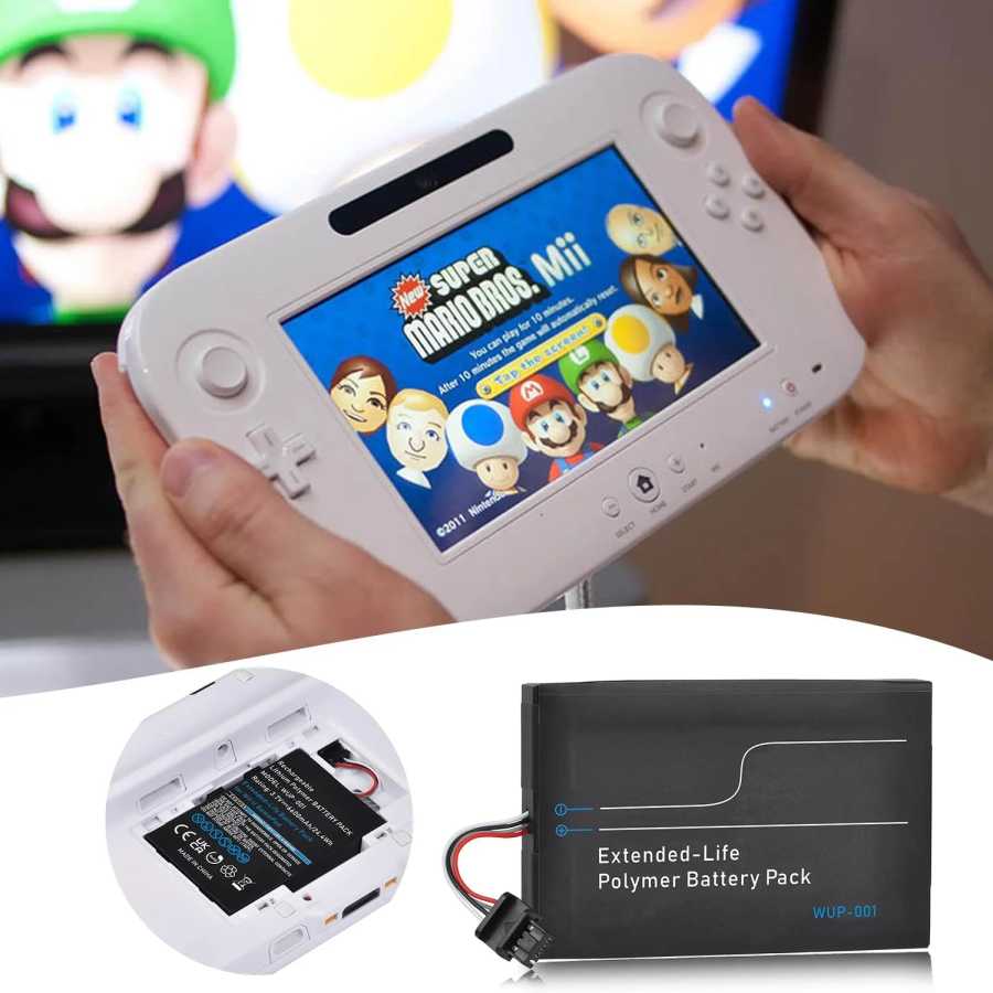 Фотография №4 товара Замена аккумулятора геймпада Pickle Power 6600 мАч Wii U для