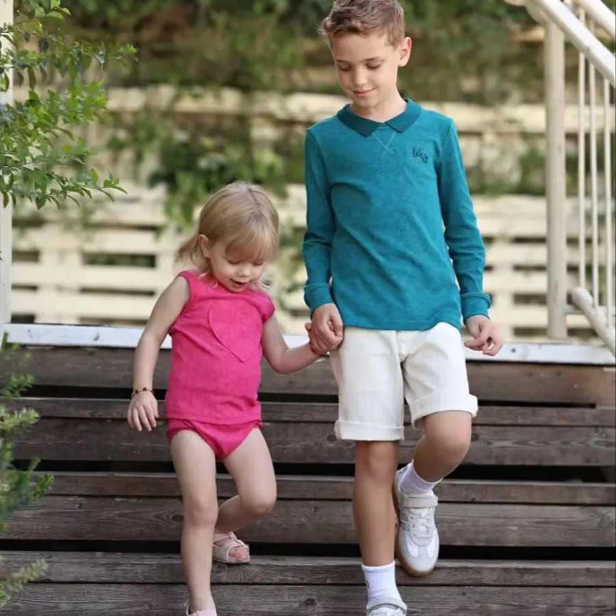 Фотография №4 товара Коллекция SS Rose Blue 2026 года от Mali: хлопковые платья