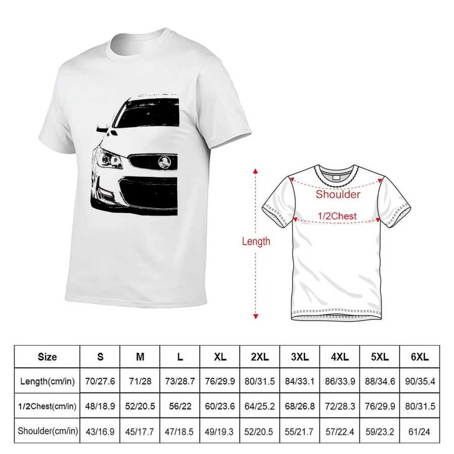 Фотография №4 товара Holden VF SS Front T-Shirt, мужские облегающие футболки, мужская упаковка,