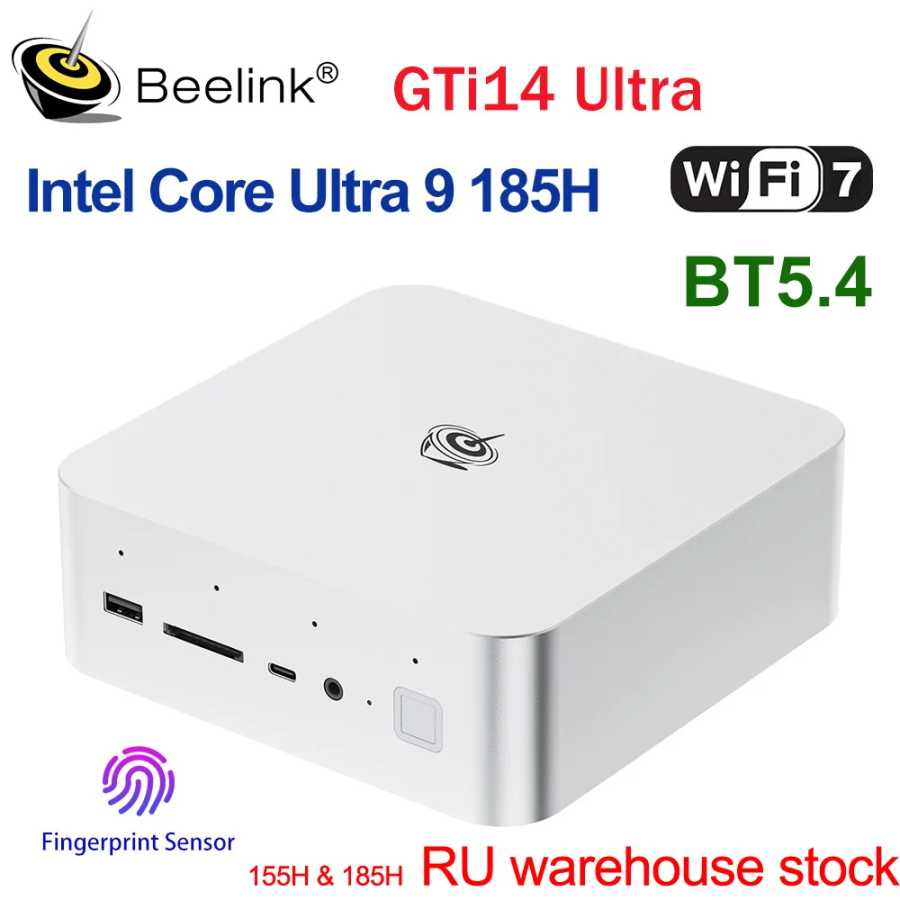 Фотография №1 товара Мощный ИИ-ПК Beelink GTi14 GTi15 с Intel Ultra9 185H 285H,
