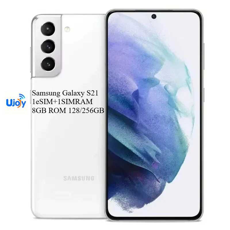Разблокированный смартфон Samsung Galaxy S21 5G G991U1, 6.2" OLED, 8 ГБ ОЗУ, 128/256 ГБ, Snapdragon, NFC, Android, восстановленный Б/У и восстановленные телефоны