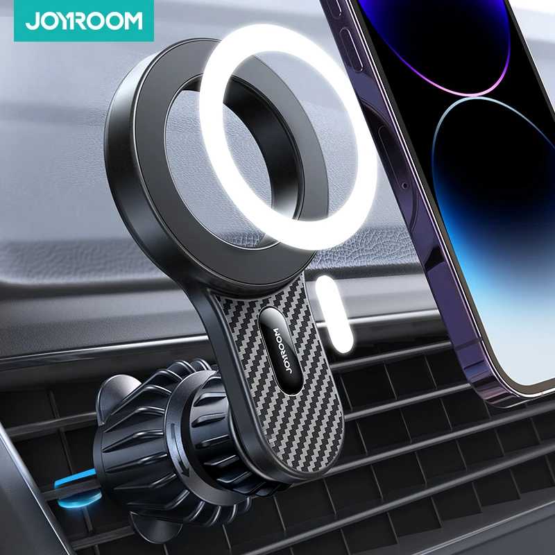 Магнитный автомобильный держатель для телефона Joyroom, универсальное прочное автомобильное крепление для телефона с вентиляционным отверстием, совместимое с iPhone Samsung LG Google Pixel и т. д. Держатели и подставки