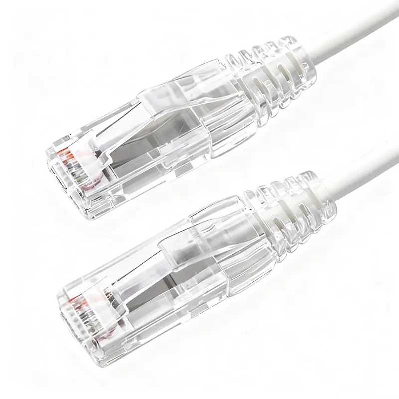 Фотография №5 товара Патч-корд UTP Cat6A, тонкий Ethernet-кабель 28AWG, сетевой кабель RJ45, цветная