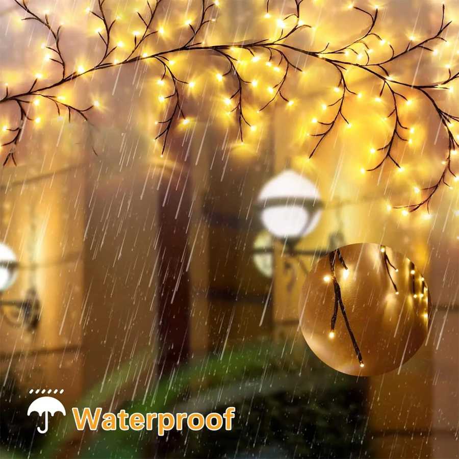 Фотография №3 товара 72 / 96LED Изгибаемые ротанговые лампы теплый белый 3000k Декоративные