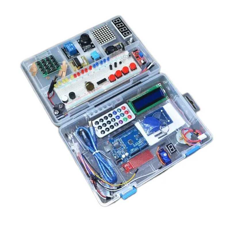 Комплект RFID Learn Suite LCD 1602, реле со светодиодной подсветкой, обновленная усовершенствованная версия, стартовый комплект для Arduino, программируемый робот с открытым исходным кодом, комплект &laquo;сделай сам&raquo; Высокотехнологичные игрушки