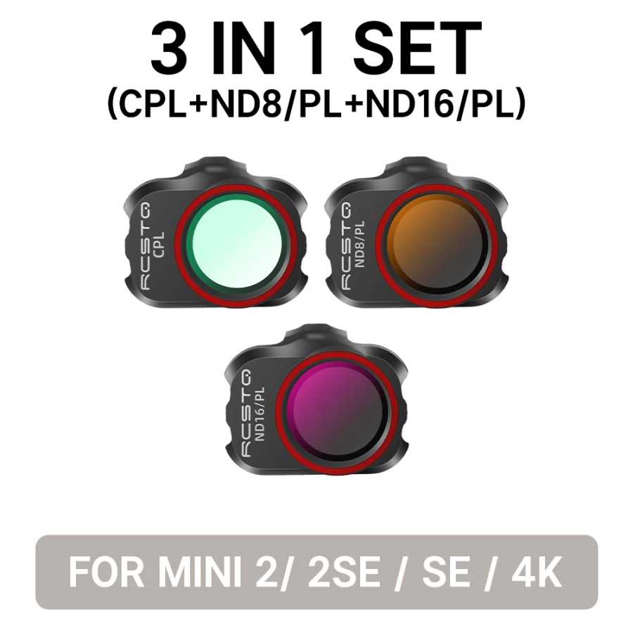 Фотография №1 товара RCSTQ для DJI Mini 2/Mini SE/Mini 2SE/Mini 4K Фильтр для