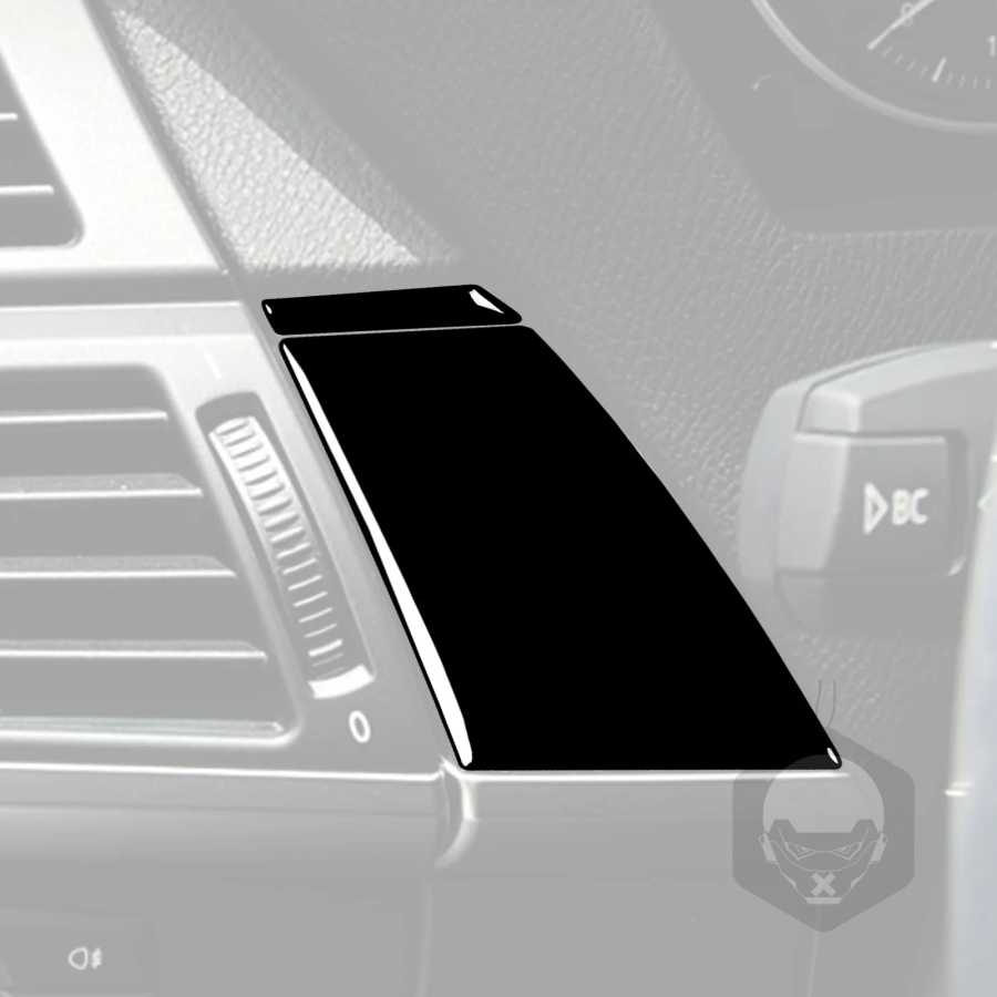 Фотография №2 товара Для BMW X5 E70 2006-2013 пианино черная Автомобильная Дверная панель