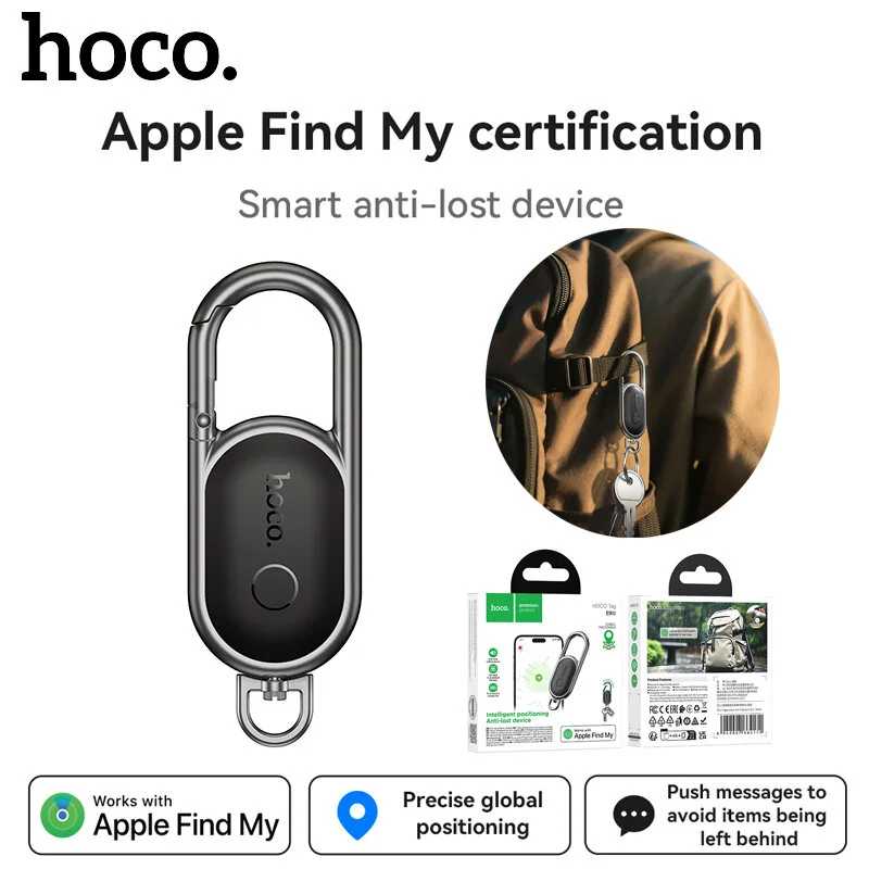 Мини-GPS-трекер E91J SmartTag с брелоком, совместимый с приложением iOS Find My, устройство для предотвращения потери для домашних животных, детей, ключей от машины, кошелька Доступ к автоматизации здания