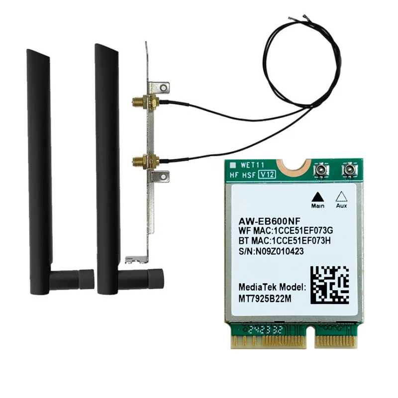 Фотография №4 товара WDXUN для MT7925: Сетевая карта WiFi 7, Bluetooth 5.3, беспроводной