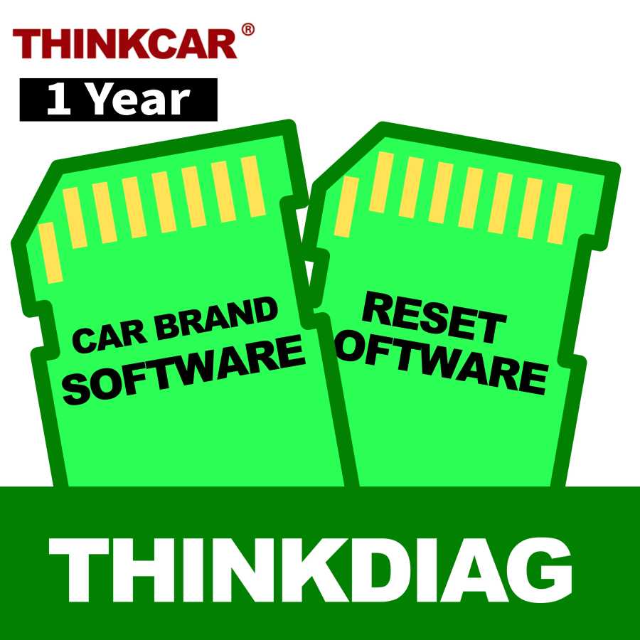 Полный Программное обеспечение Thinkcar Thinkdiag, 1 год обновления, сканер OBD2, диагностический инструмент OE уровня, 15 сбросов, поддержка 115 брендов автомобилей Инструмент для ремонта автомобилей