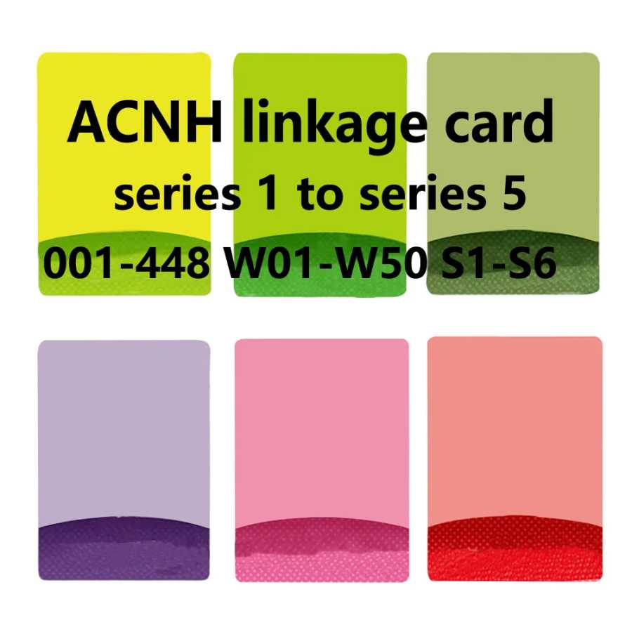 Картка связи ACNH серии от 1 до серии 5 Sanrio S1 к S6 Карта NTAG215 NFC Печать карты животных Работа для переключателя NS Хобби и коллекционирование
