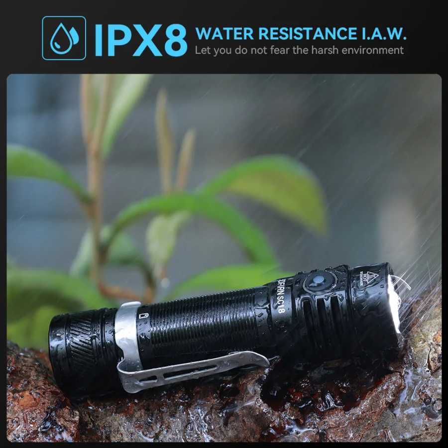 Фотография №2 товара Фонарь Sofirn SC18 1800 лм EDC с USB-C зарядкой, светодиодом