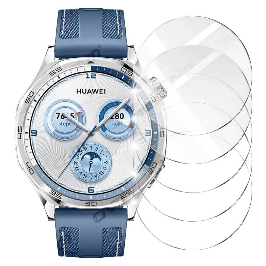 Защитная пленка для экрана 2.5D для Huawei Watch GT 5/GT5 Pro, 46 мм, 42 мм, 41 мм, закаленное стекло, защитная пленка от царапин, аксессуары Умная электроника