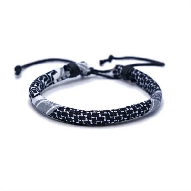 Multicolor Weave Bracelets Women Men Handmade Wave Point Traditional Patterns Arabic Scarf Style Bracelet Jewelry Gift Бижутерия
