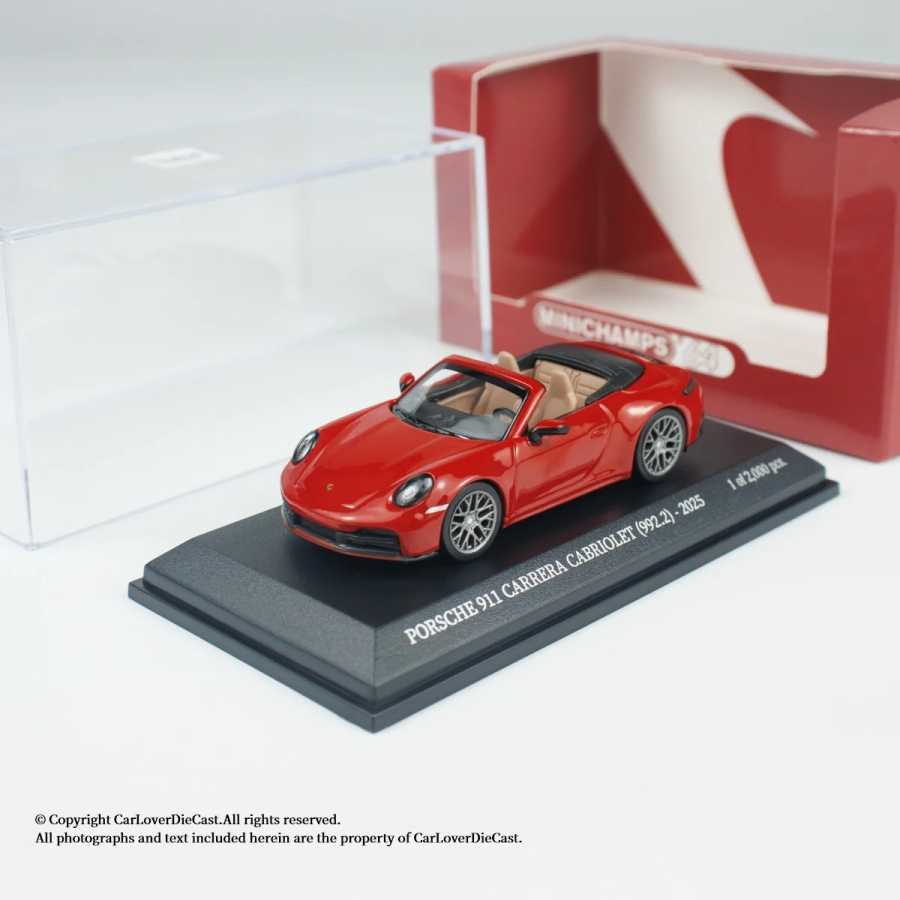 Фотография №3 товара Minichamps 1/64 Porsche 911 (992.2) Carrera GTS, литая под давлением