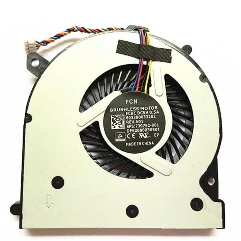 Новый вентилятор охлаждения процессора для HP Elitebook 840-G1 840-G2 850-G1 850-G2 740-G2 745-G2 750-G2 755-G2 740-G1 KSB0805HB-CM23 730792 -001 Аксессуары для ноутбуков