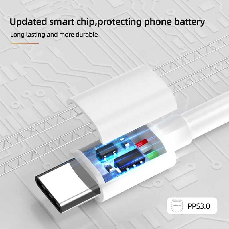 Фотография №2 товара Оригинальный USB-кабель Turbo для быстрой зарядки мощностью 120 Вт для