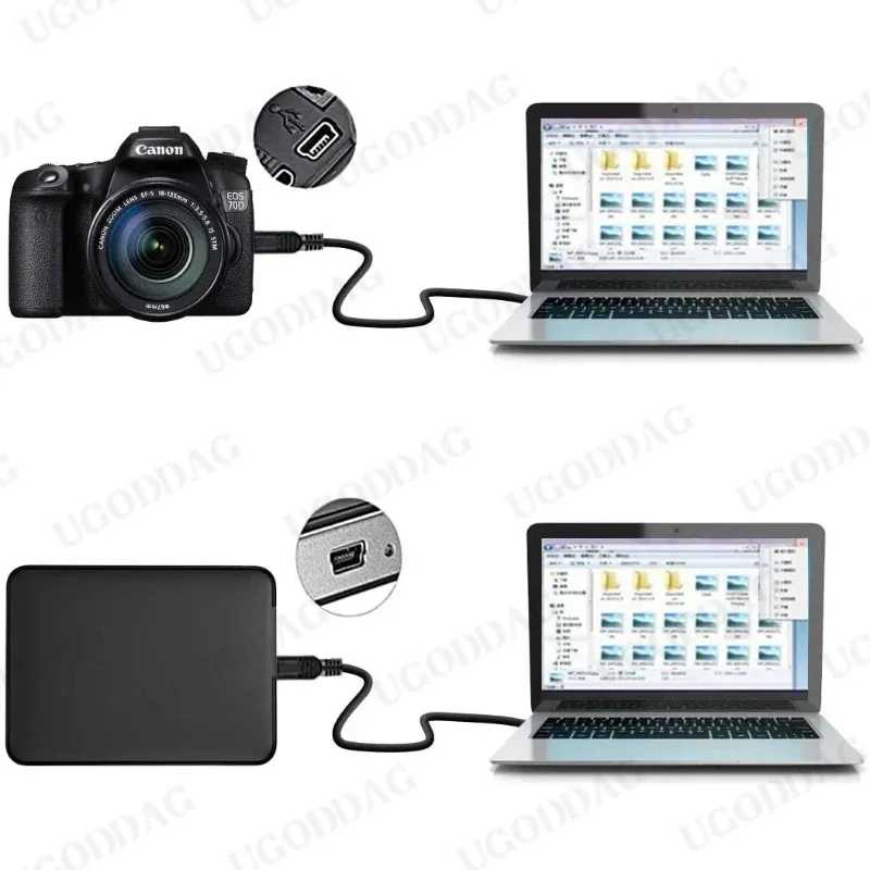 Фотография №3 товара Кабель Mini USB 2.0 5-контактный мини-USB-USB Кабели для быстрой зарядки