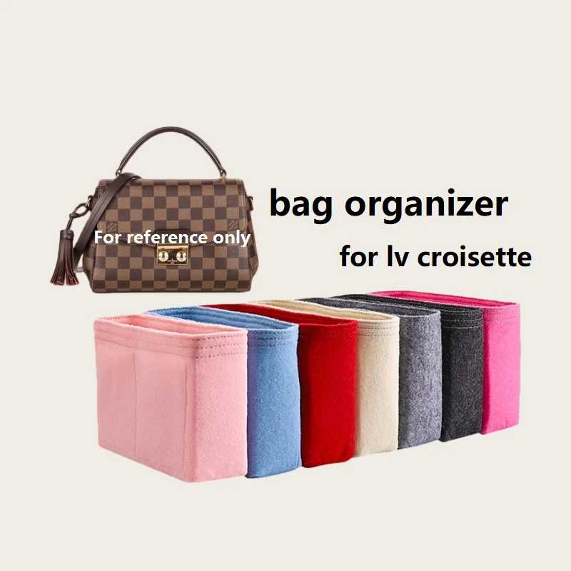 Органайзер для сумки Lv Croisette, вставка для косметички, индивидуальный цвет Сумка-органайзер