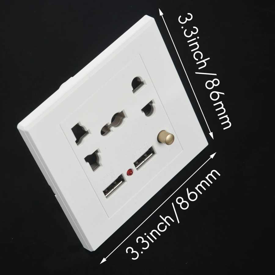 Фотография №5 товара Универсальный двойной USB-адаптер для зарядного устройства, а