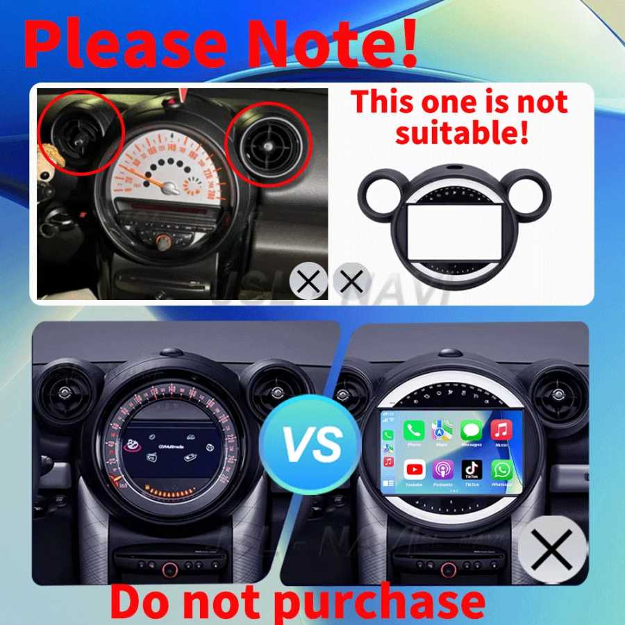 Фотография №2 товара Автомагнитола Android 16 для BMW Mini Cooper R56 R60 R51