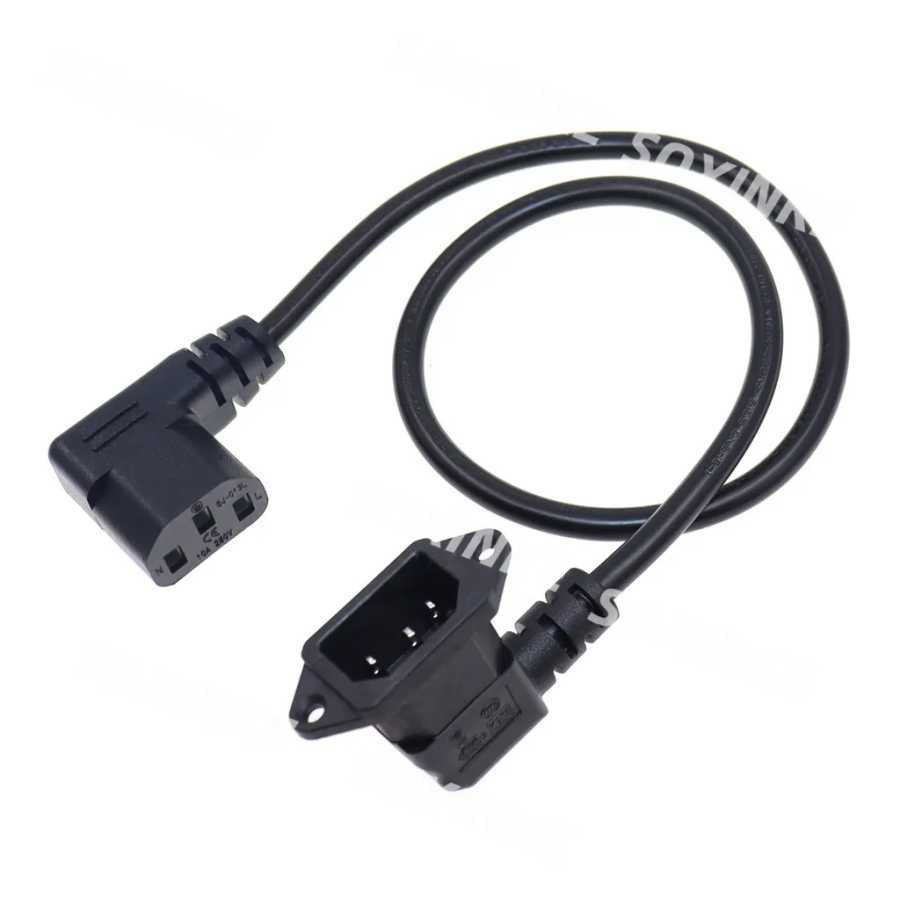 Фотография №3 товара IEC320 C14 с отверстиями для винтов под прямым углом и