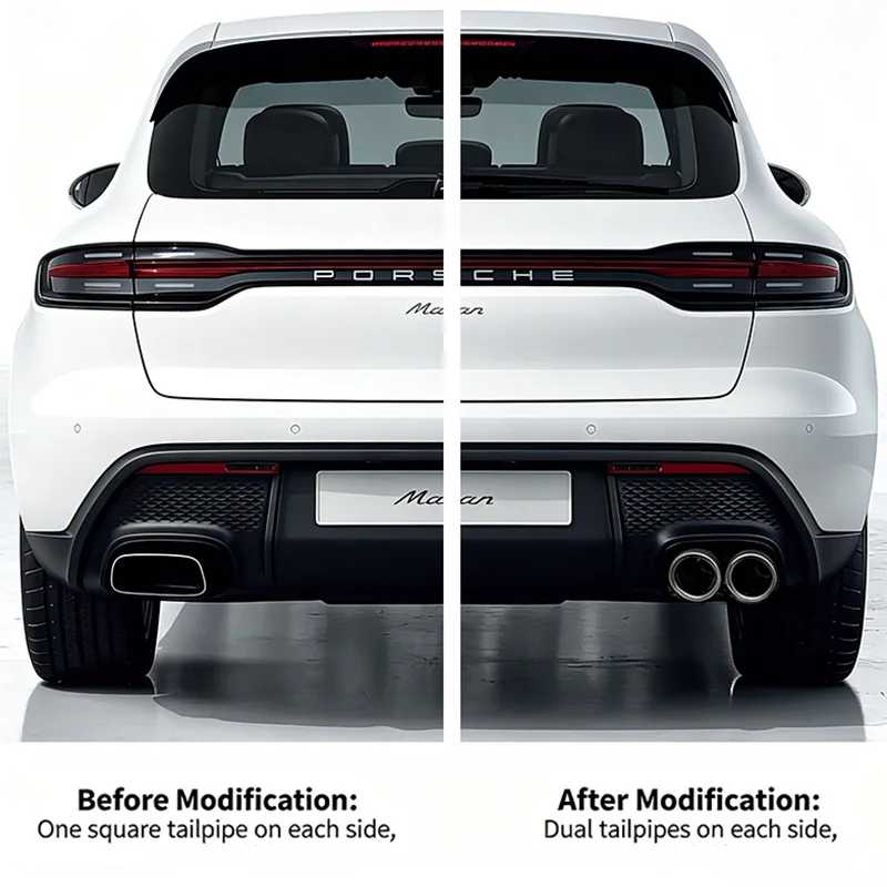 Фотография №1 товара Детали выхлопной системы автомобиля для Porsche Macan 2.0T 2014-20220, сменные