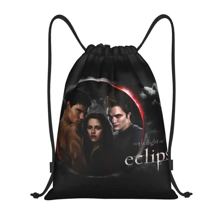 Сумки на шнурке The Twilight Saga на заказ для покупок, рюкзаки для йоги, мужские и женские рюкзаки для романтических фэнтезийных фильмов, спортивный рюкзак для спортзала Сумки специального назначения