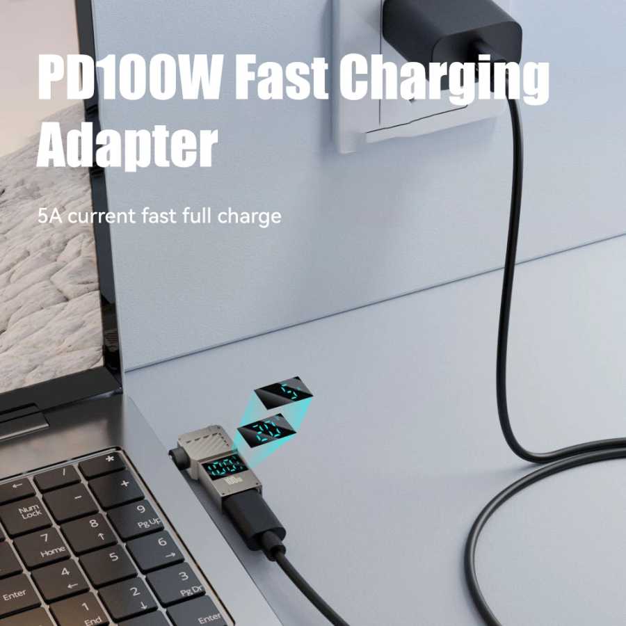 Фотография №2 товара PD100W Type-C to DC Plug Converter USB C to DC