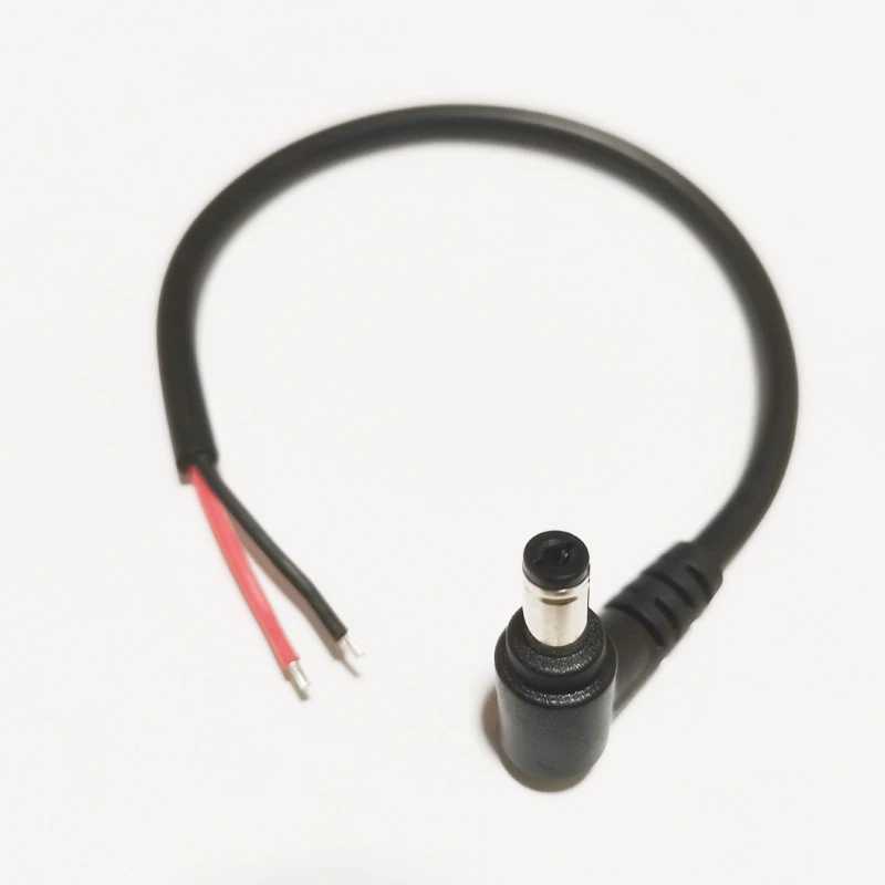 Фотография №5 товара Короткий штекер постоянного тока NCHTEK 18AWG 90 градусов 5,5/2,1 мм