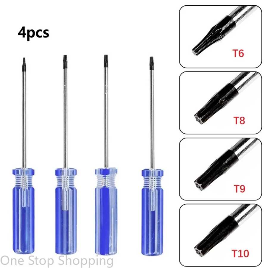 Наборы магнитных отверток Torx Precision T6 T8 T9 T10, набор инструментов для ремонта безопасности Torx для беспроводного контроллера Xbox 360 FIF66 Ручные инструменты