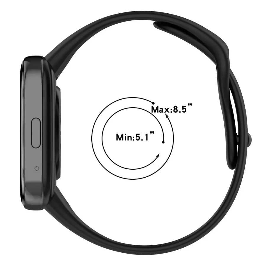 Фотография №5 товара Силиконовый ремешок + чехол для Xiaomi Redmi Watch 3, активный